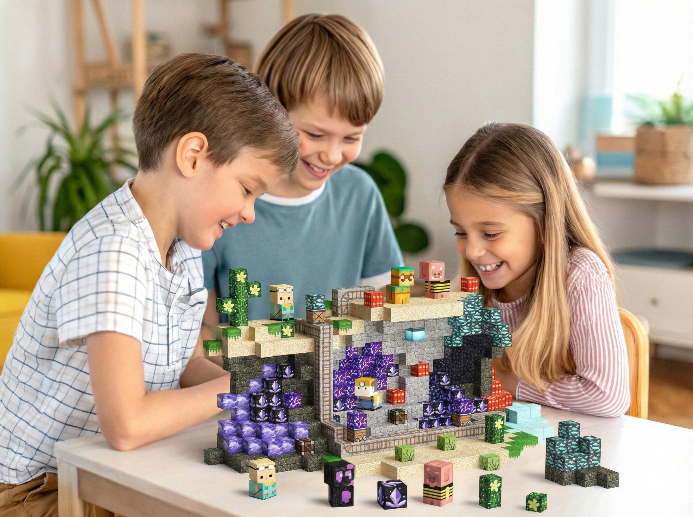 Magnētisko klucīšu komplekts “Piedzīvojumu ala” 125 gab.