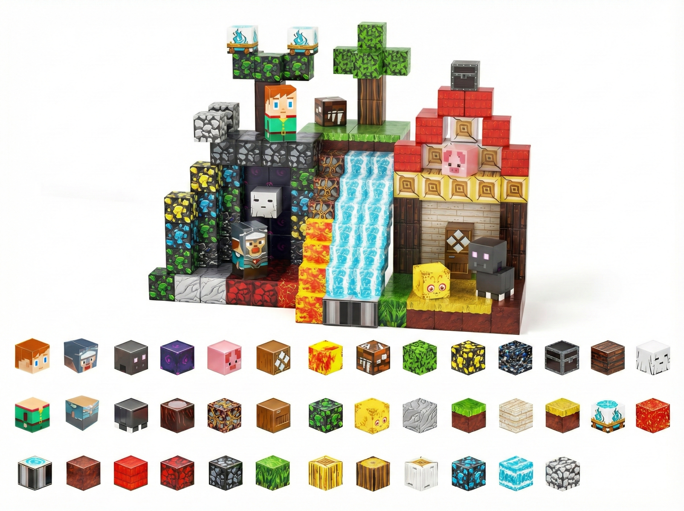 Magnētisko klucīšu komplekts “Lielā piedzīvojumu pasaule” 150 gab.